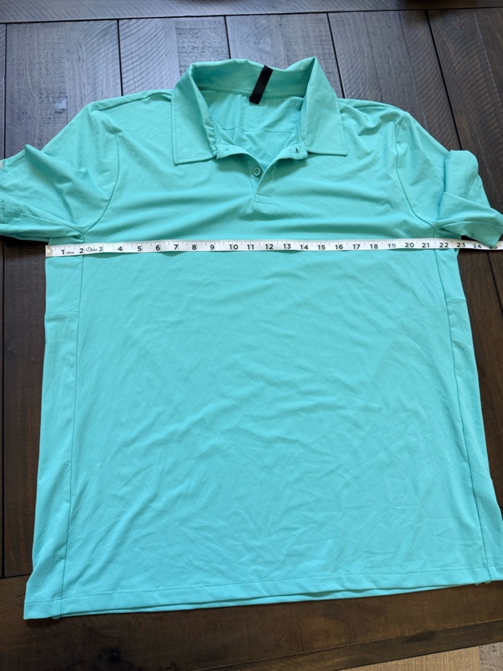 Zella Men's Polo Shirt - Aqua Green